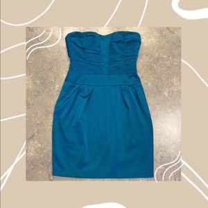 Formal dress, Short/ strapless, blue, ORSAY, size medium